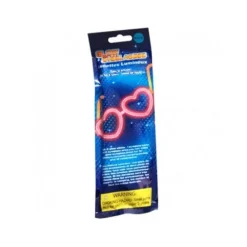 Paire de lunettes en forme de cœur lumineuse - 18,2 x 6 cm