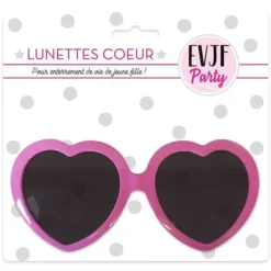Paire de lunettes en forme de cœur - Collection EVJF Party