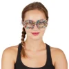 Paire de lunettes fantaisie à strass multicolores