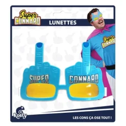 Paire de lunettes humoristique - Super Connard