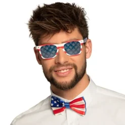 Paire de lunettes USA en plastique