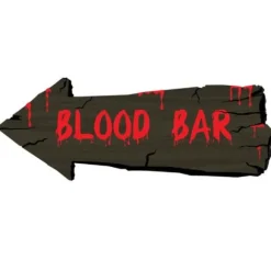 Pancarte Décorative "Blood Bar"