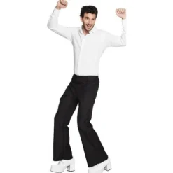 Pantalon Disco Homme Noir - M/L