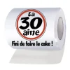 Papier toilette humoristique anniversaire : 30 ans