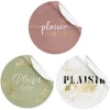 18 Pastilles autocollantes Plaisir d'Offrir