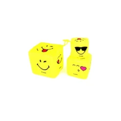Peluche de Smiley - 7 x 7 x 7 cm