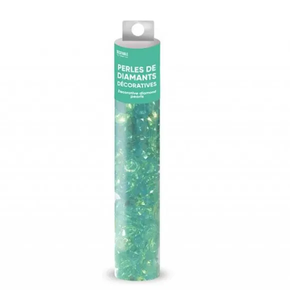Perles de diamants décoratives - 75 g - Couleur au choix