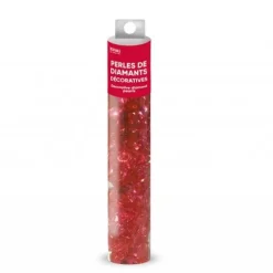 Perles de diamants décoratives - 75 g - Couleur au choix