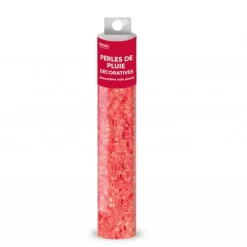 Perles de pluie décoratives - 65 g - Couleur au choix