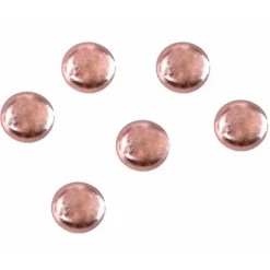 300 Perles de pluie métal Rose Gold