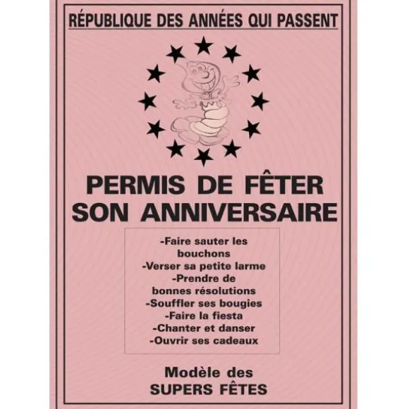 Permis de Fêter son Anniversaire