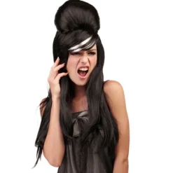 Perruque Brune Rockeuse Rebelle
