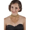 Perruque Charleston Femme Blonde avec Bandeau