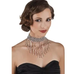 Perruque Charleston Femme Blonde avec Bandeau
