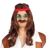 Perruque Hippie Homme avec Moustache