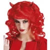 Perruque Lady Devil avec Cornes