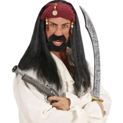 Perruque Pirate des Caraïbes Homme