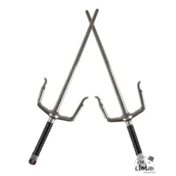 2 épées Saï de ninja - 30 cm
