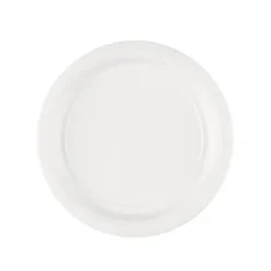 8 Petites Assiettes en Carton Blanches - 18 cm