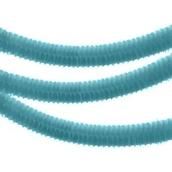 Petites Guirlandes en Papier "Boa" Bleu Ciel
