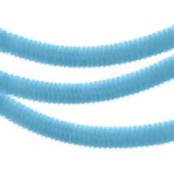Petites Guirlandes en Papier "Boa" Bleu Turquoise