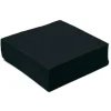 50 Petites Serviettes Microgaufrées - Noir