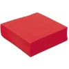 50 Petites Serviettes Microgaufrées - Rouge