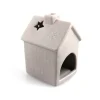 Photophore en céramique - Petite maison grise