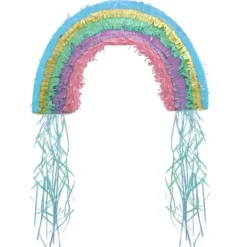 Piñata Arc-en-Ciel Pastel - Nuage et Arc-en-Ciel