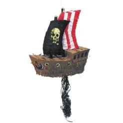 Piñata à tirer - Bateau de Pirate