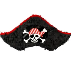 Piñata à tirer Chapeau de Pirate - 50 cm
