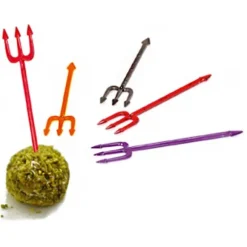 20 Piques Trident pour Apéritif - 4 Coloris
