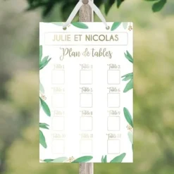 Plan de tables - Collection Vive les Mariés