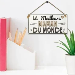 Plaque en bois - Meilleure Maman