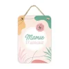 Plaque en métal - Mamie d'amour