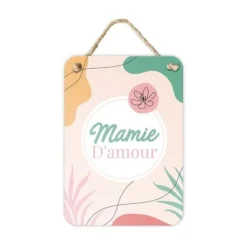 Plaque en métal - Mamie d'amour