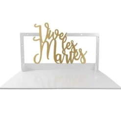 Plateau apéritif avec accroches pour ballons - Collection Vive les Mariés