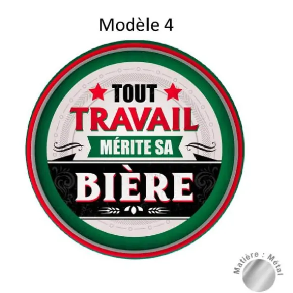 Plateau Rond en métal - Modèle au choix