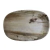 3 plateaux en feuille de palmier - 35 x 24 cm