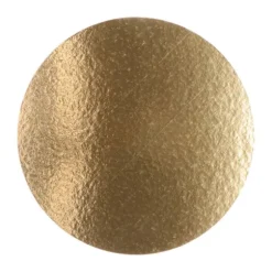 3 plateaux à gâteaux ronds - Diamètre 35 cm - Couleur Argent / Or