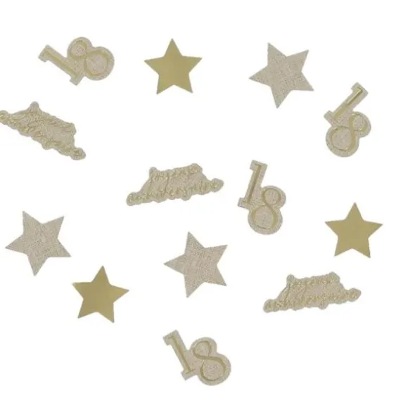 3 plateaux "Joyeux Anniversaire" en carton - 35 x 25,5 cm - Collection Gold'n Age