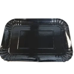 5 plateaux rectangulaires en carton - 19 x 28 cm - Couleur au choix