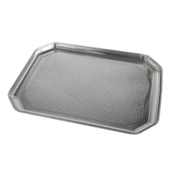 5 Plats de Services Rectangulaires en Aluminium - 35 x 26 cm