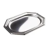 5 plats octogonaux - 46 x 30 cm – Argent