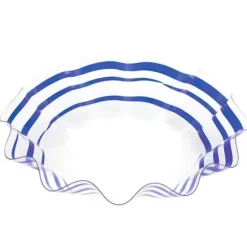 Plat à Vagues - Navy rayé - 32 cm