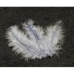20 Plumes Décoratives - Gris