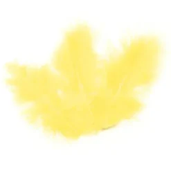 20 Plumes Décoratives - Jaune