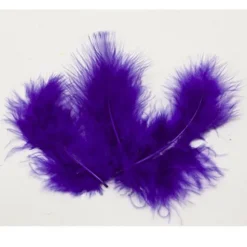 20 Plumes Décoratives - Violet