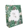 Pochette cadeau Tropical - Plaisir d'offrir - Modèle Grand