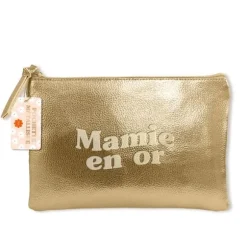 Pochette métallisée "Mamie en or" - Collection Mamie d'Amour